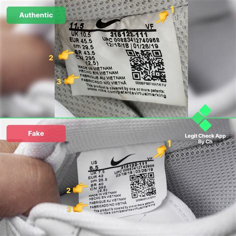 nike imitatieleer|how to identify nikes.